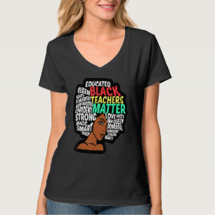 Camiseta Professora Negra Professora Inteligente Afro Ama M