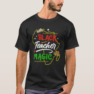 Camiseta Professora Negra Professora Magia História Negra