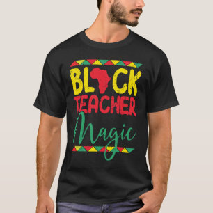 Camiseta Professora Negra Professora Magia História Negra A