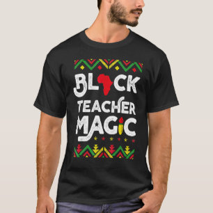Camiseta Professora Negra Professora Magia História Negra M