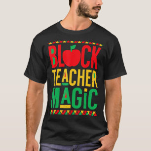 Camiseta Professora Negra Professora Mágica História Negra