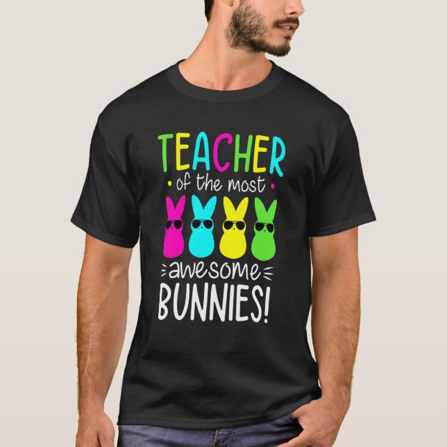 Camiseta Professora no felz pascoa Mulheres Páscoas Profess (Frente)
