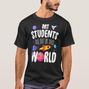 Camiseta Professora Os Meus Alunos Estão Fora Deste Espaço