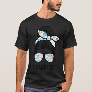 Camiseta Professora Para a vida Mulheres Paraprofissionais