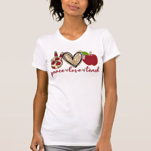 Camiseta Professora Paz e Amor