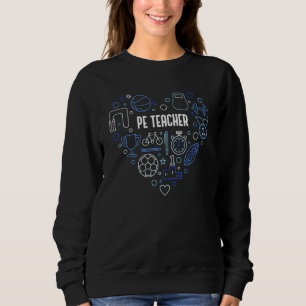 Camiseta Professora Pe de Educação Física do Coração