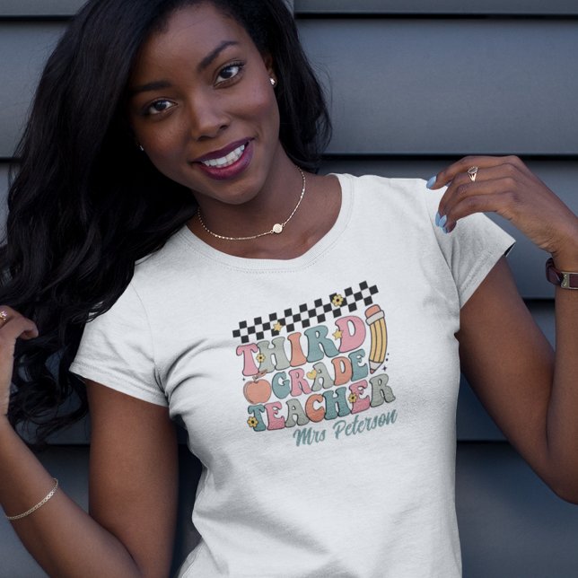 Camiseta Professora Personalizada do 3º Grau (Criador carregado)