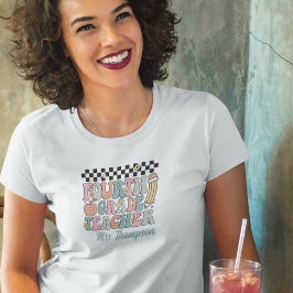 Camiseta Professora Personalizada do 4º Grau