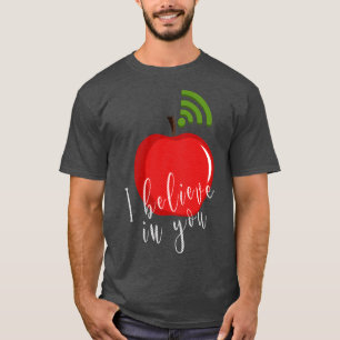 Camiseta Professora Positiva Eu Acredito Em Você Na Escola