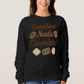 Camiseta Professora Precisa De Ensino De Chocolate