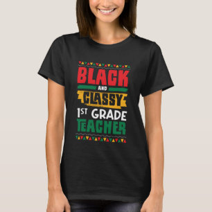 Camiseta Professora Preto e Classe 1rua História Preta M
