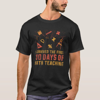 Camiseta Professora Que Sobrevivi Aos Primeiros 100 Dias Do