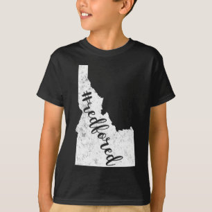 Camiseta Professora Red For Ed Idaho Public Education 1
