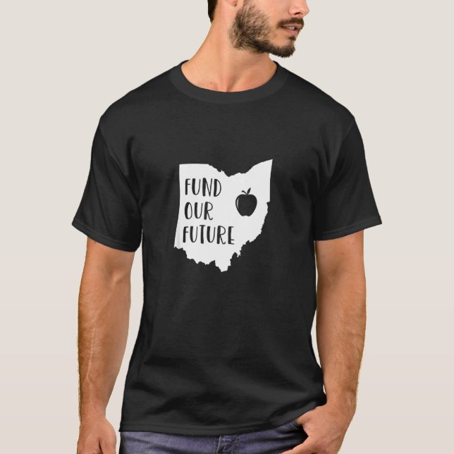 Camiseta Professora Red For Ed Ohio Public Education Fund O (Frente)