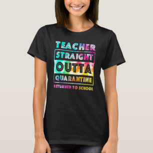 Camiseta Professora retornou ao Hetero escolar fora da quar
