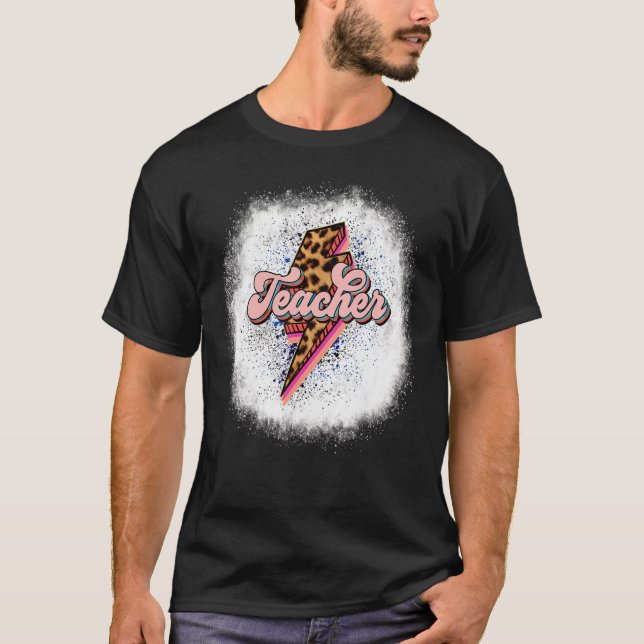 Camiseta Professora Retron Enrolada Teoria-Leopardo-de-Relâ (Frente)