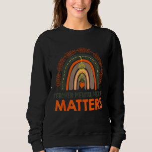 Camiseta Professora Saúde Mental Importa Sensibilização Boh