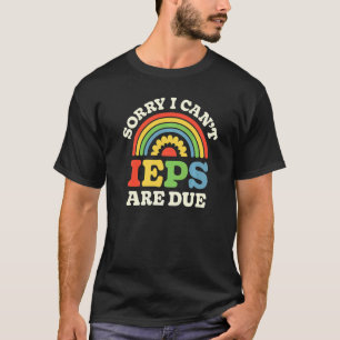 Camiseta Professora SPED IEP Desculpe por não conseguir edu