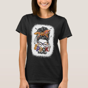 Camiseta Professora Spooky Mensageira Mulheres Solteiras no