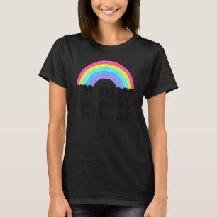 Camiseta Professora Sujeita Anti-Bullying Hippie Rainbow