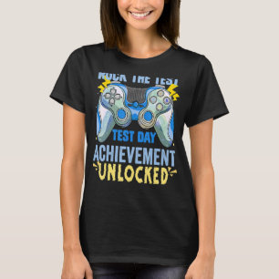 Camiseta Professora Testando Staar Test Exam Gamer Rock The
