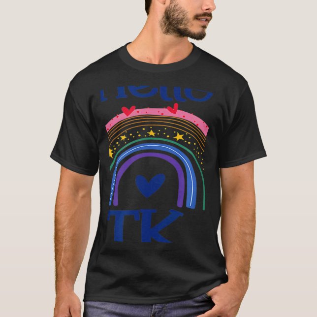 Camiseta Professora TK Que Retorna O Jardim De Infância Tra (Frente)