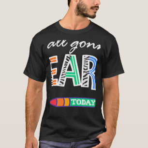 Camiseta Professora Zebra Primeiro Dia Da Escola Y'All Vai