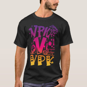 Camiseta Professoras Da Equipe VPK De Volta Ao Grafite De V