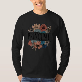 Camiseta Professoras Principal Flor Retro Professora