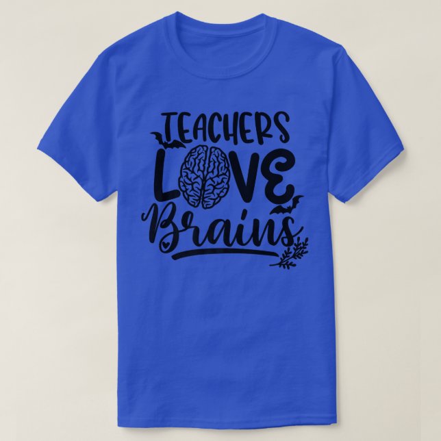 Camiseta Professores Adoram Cérebros Estranhos Professora E (Frente do Design)