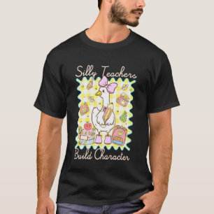 Camiseta Professores Bobos Constroem Caráter Ganso Bobo Eng