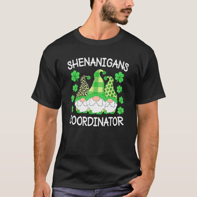 Camiseta Professores Coordenadores Shenanigans Dia de São P (Frente)