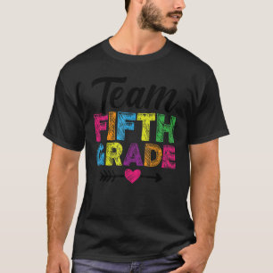 Camiseta Professores Da 5ª Série Da Equipe De Volta À Escol