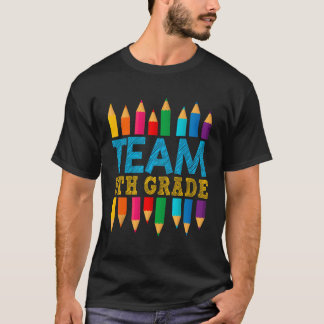 Camiseta Professores Da Classe 5 Da Equipe Bonita De Volta