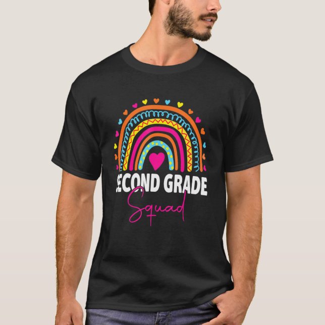 Camiseta Professores Da Equipe De 2º Grau Do 1º Dia Da Esco (Frente)