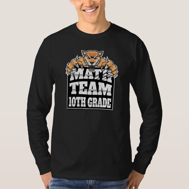 Camiseta Professores da Equipe de Matemática do 10º ano Est (Frente)