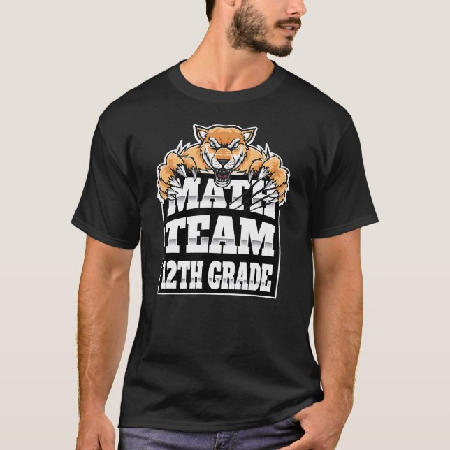 Camiseta Professores da Equipe de Matemática Estudantes do  (Frente)