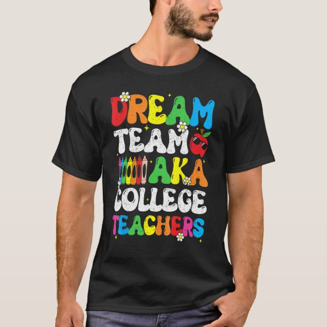 Camiseta Professores Da Equipe De Sonhos Da Faculdade Bem-V (Frente)