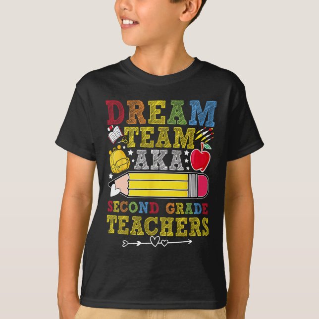 Camiseta Professores da Equipe de Sonhos de segundo de segu (Frente)