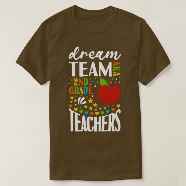 Camiseta Professores da Equipe Dream AKA segundo Grade (Frente do Design)