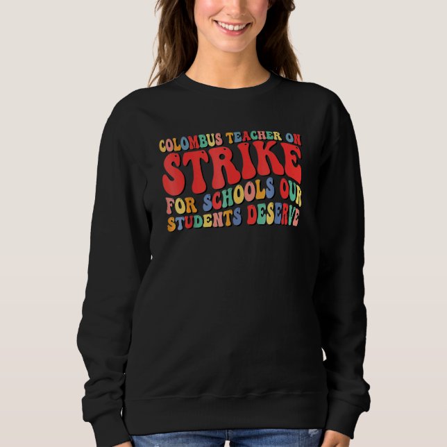 Camiseta Professores da Escola Groovy Columbus Ohio em Grev (Frente)