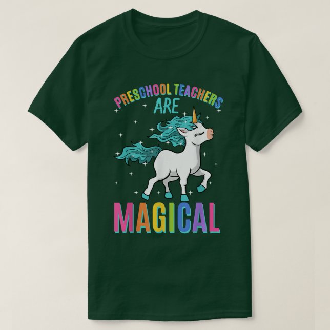 Camiseta Professores da pré-escola são educadores mágicos d (Frente do Design)
