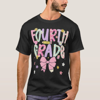 Camiseta Professores da Quarta Série Meninas Volta às Aulas
