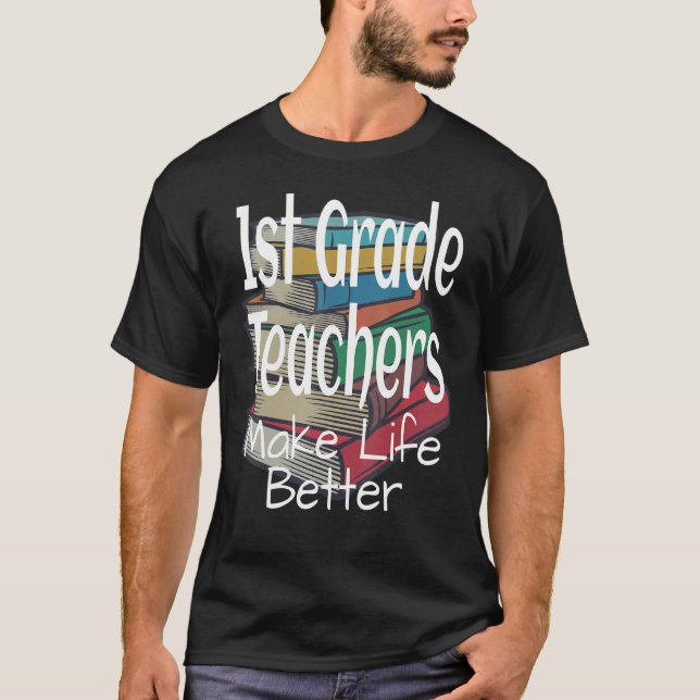 Camiseta Professores Da Série 11 Fazem A Vida Melhor Ensina (Frente)