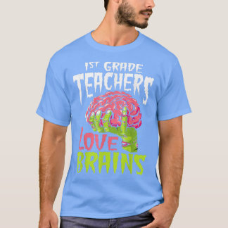 Camiseta Professores da Série 1rua Adoram Cérebro Zombie Pr