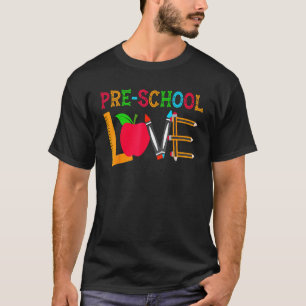Camiseta Professores de Ama Pré-Escolar Ferramentas de Sala