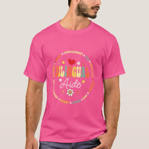 Camiseta Professores de apoio bilíngue à Groovy de volta à