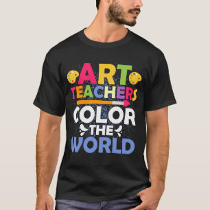Camiseta Professores De Arte Coloriram A Educação Artista M
