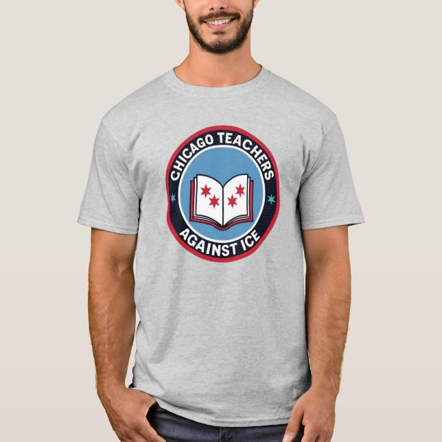 Camiseta Professores de Chicago contra ICE (Frente)