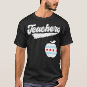 Camiseta Professores de Chicago financiam nosso futuro verm